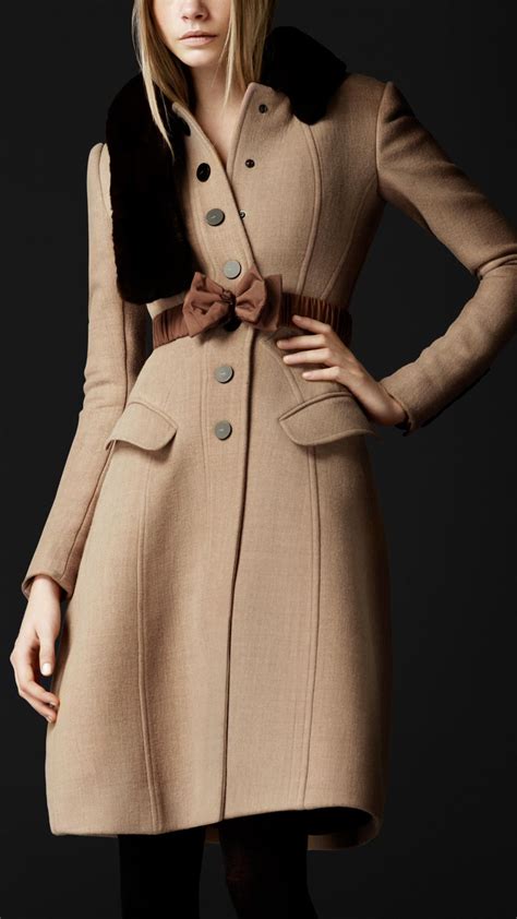 burberry 100 super wool|Wool Tailored Coat in Brisk .